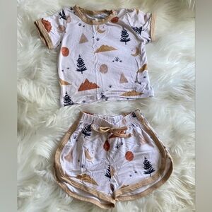 NEW Bunny Knot Velveteen Shortie Set